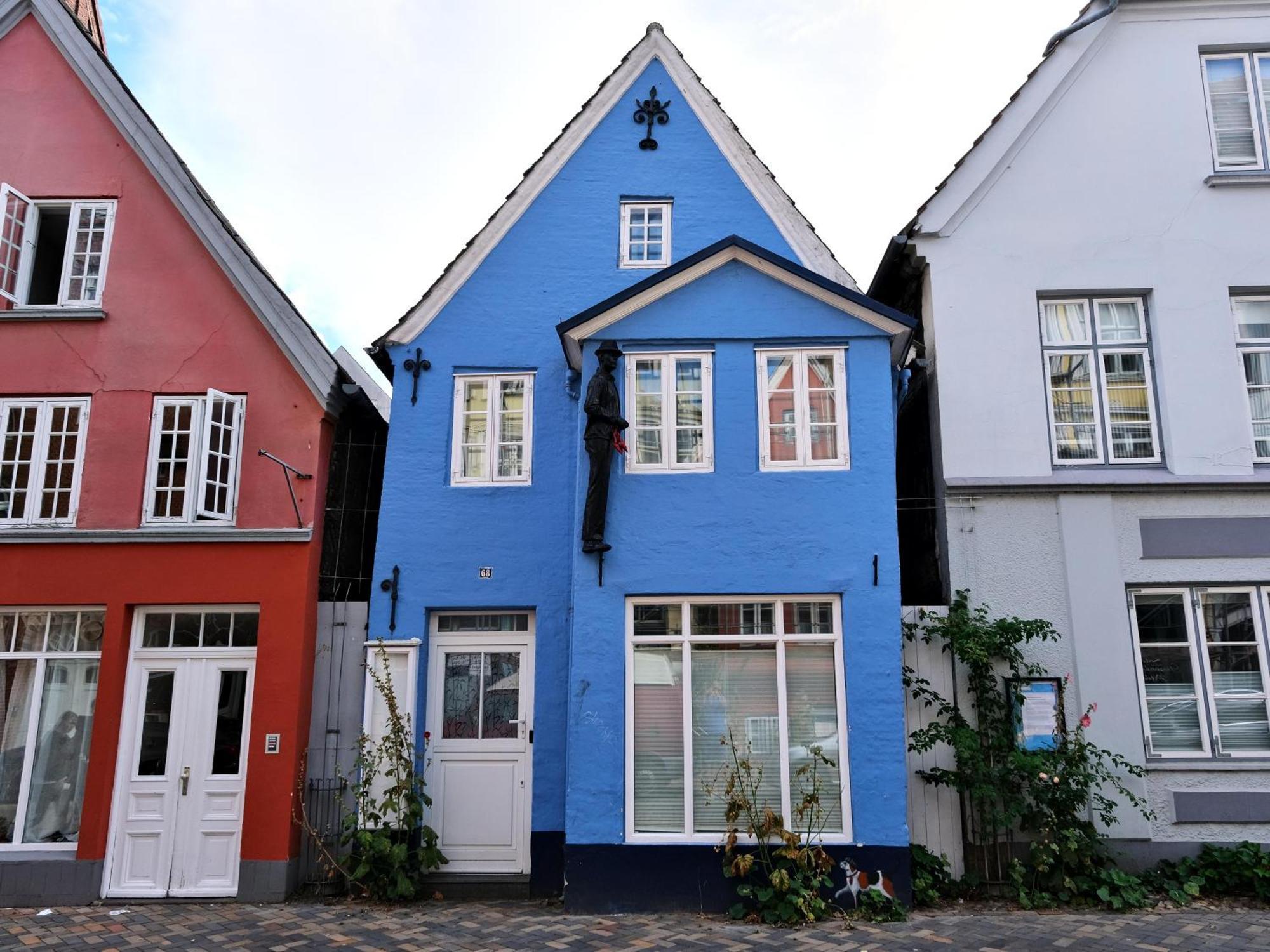 Beste Lage mit Hafenblick und Parkplatz Flensburg Exterior foto