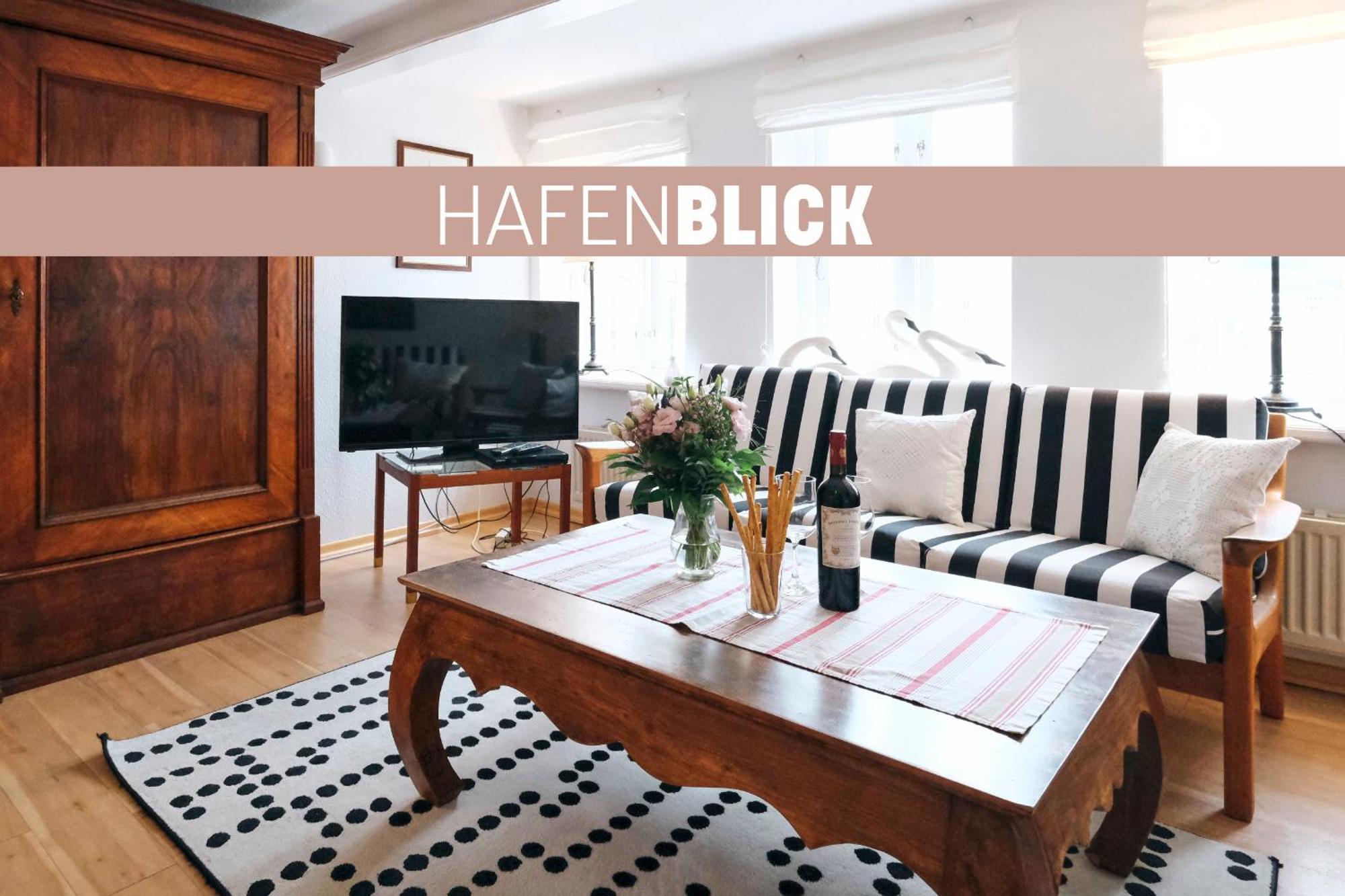 Beste Lage mit Hafenblick und Parkplatz Flensburg Exterior foto