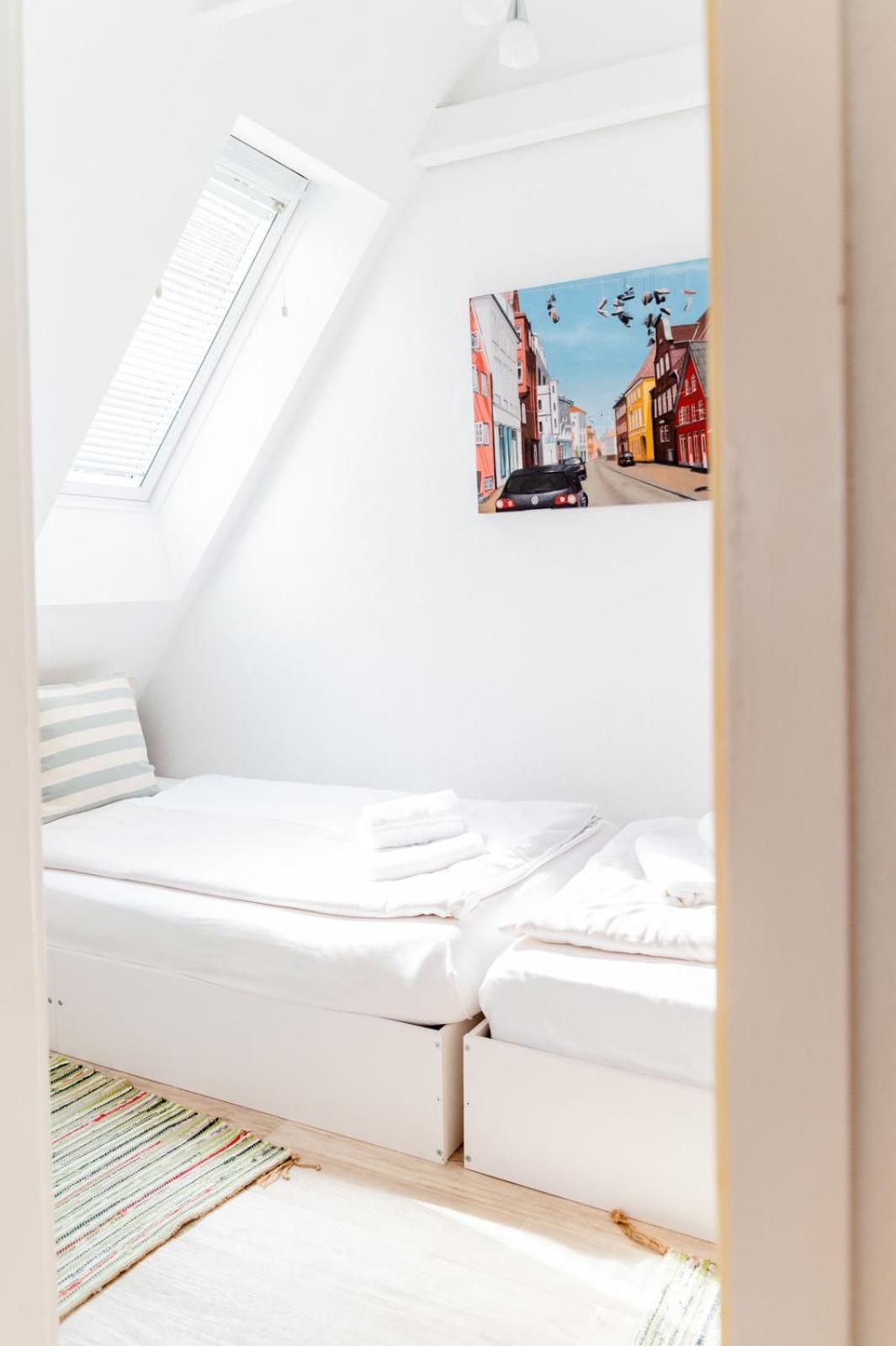 Beste Lage mit Hafenblick und Parkplatz Flensburg Exterior foto